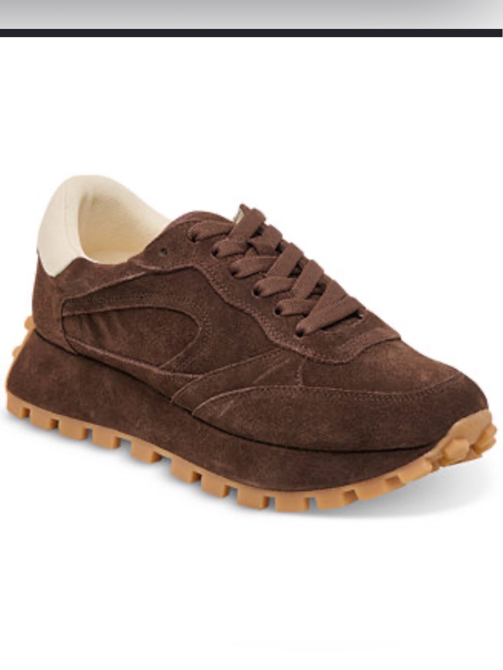 Dolce Vita Tricia Chocolate Brown Sneakers sz 9